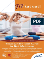 Yoga Vidya Abendkurse 1. Halbjahr 2020