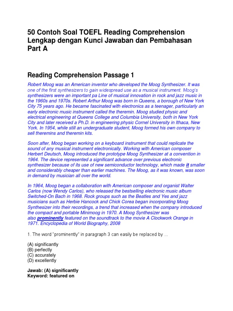 50 Contoh Soal Toefl Reading Comprehension Lengkap Dengan Kunci Jawaban Dan Pembahasan Part A Human Tooth Oral Hygiene