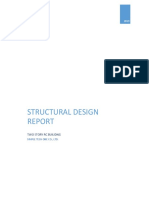 Two Story RC Building Structural Design Report