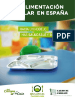 La Alimentacion Escolar en Espana-Alimentando Conciencias