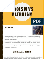 Egoism Vs Altruism PDF
