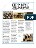 KIPP NYC College Prep HS Monthly Newsletter