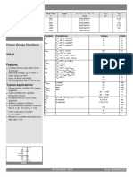 Power Bridge Rectifiers: Features