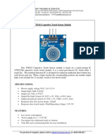 Datasheet TTP223 Capacitive Touch Sensor Module