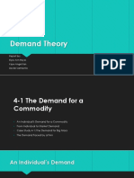 Demand Theory Report