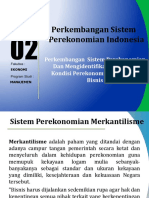 Pertemuan 2 - Sistem Perekonomian Indonesia