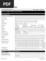 Application Form Siloam