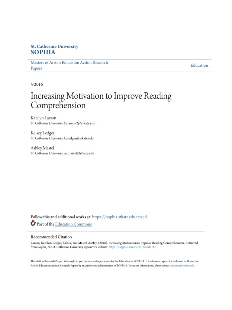 Boosting Reading Motivation Strategies | PDF | Reading Comprehension ...