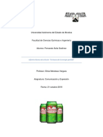 Informe Tecnico de en Busca de La Energía Perdida, Qué Te Tomas