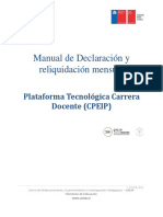 Manual de Uso de Portal para Declaración y Reliquidación Mensual PDF