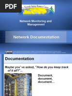 Network Documentation: Network Monitoring and Management