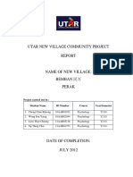 Utar New Village Community Project: Project Carried Out By: Student Name ID Number Course Year/Semester