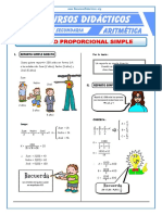 Ejercicios de Reparto Proporcional para Tercero de Secundaria PDF