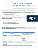 How To Create Bank Statement Transaction Creation Rules and Account Bank Charges Fees or Interest