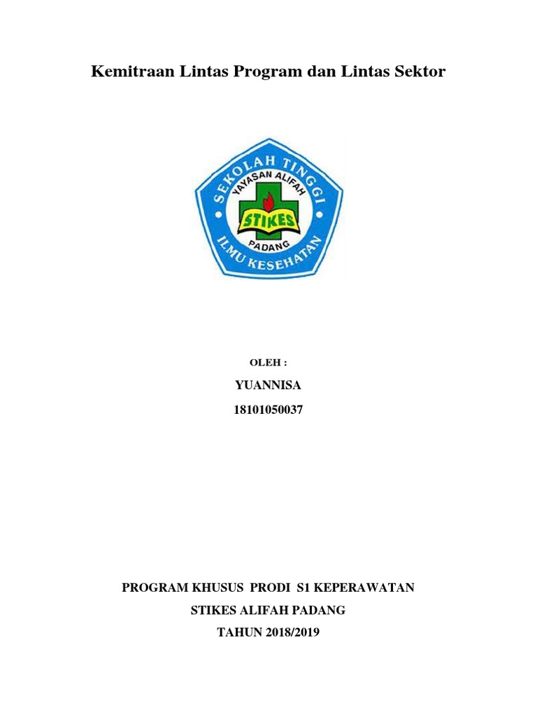 Kemitraan Lintas Program dan Sektor | PDF