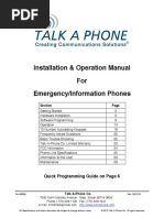 Otis Elevator Emergency Phone Manual