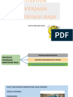 Prosedur Pekerjaan Konstruksi Baja