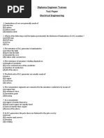 DET-Electrical Test Paper