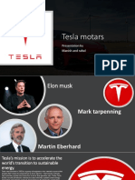 Tesla Motars: Presentation by Manish and Rahul