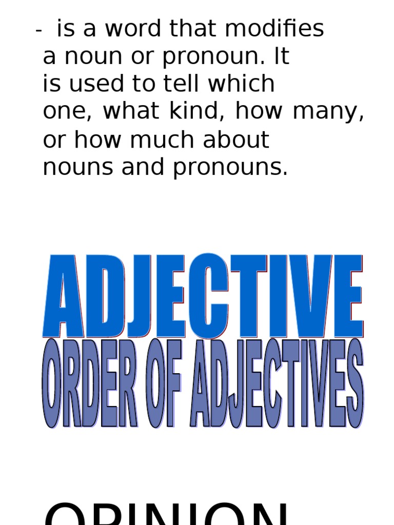 ADJECTIVES DEFINITION AND EXAMPLES PDF visual data 3