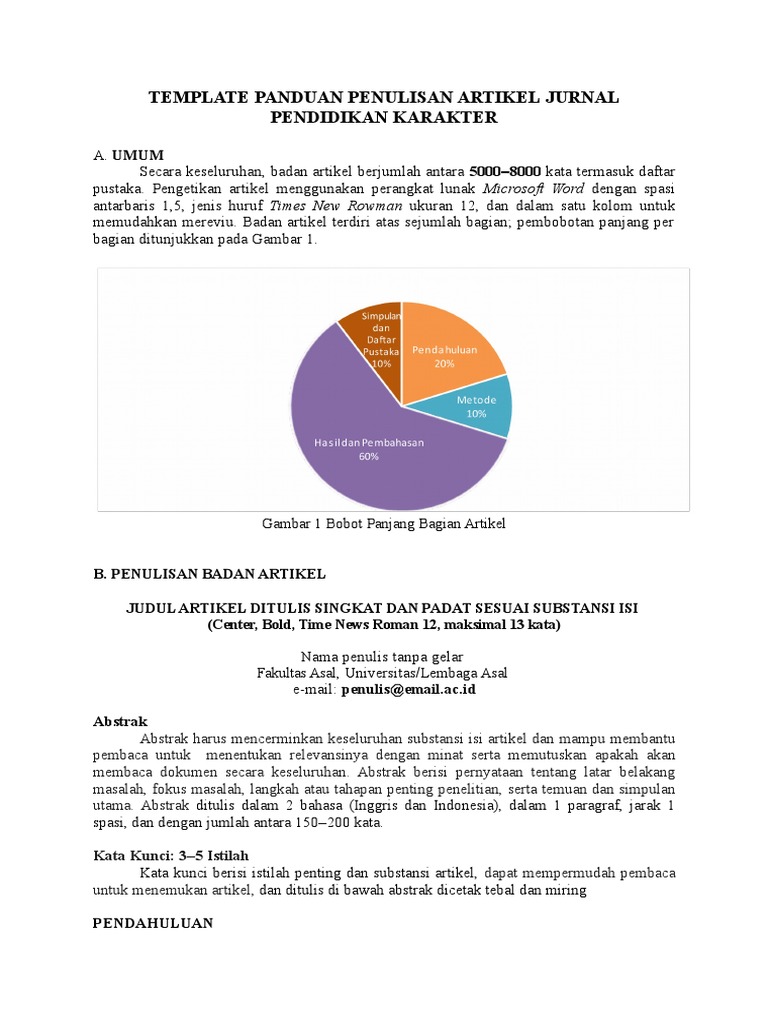Panduan Penulisan Artikel Jurnal Pendidikan | PDF