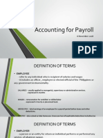 Accounting For Payroll