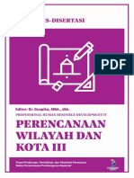 Buku 6 Direktori Mini Tesis Disertasi PHRD IV 2018 Perencanaan Wilayah Dan Kota III