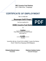 Certificate of Employment (Date Editable) - 1