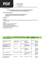 Clustered Secondary Schools Action Plan On The Implementation OF PROJECT OCSI (Oral Communication Skills Improvement)