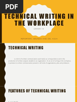 Technical Writing