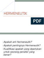 HERMENEUTIK Presentasi