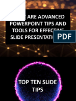 What Are Advanced Powerpoint Tips and Tools For
