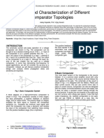 Analysis and Characterization of Different Comparator Topologies PDF