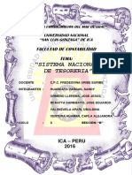 Trabajo de Sistema Nacional de Tesoreria