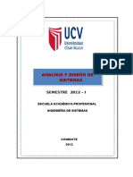 Silabo de Analisis y Diseño de Sistemas-2012-I-UCV-CH