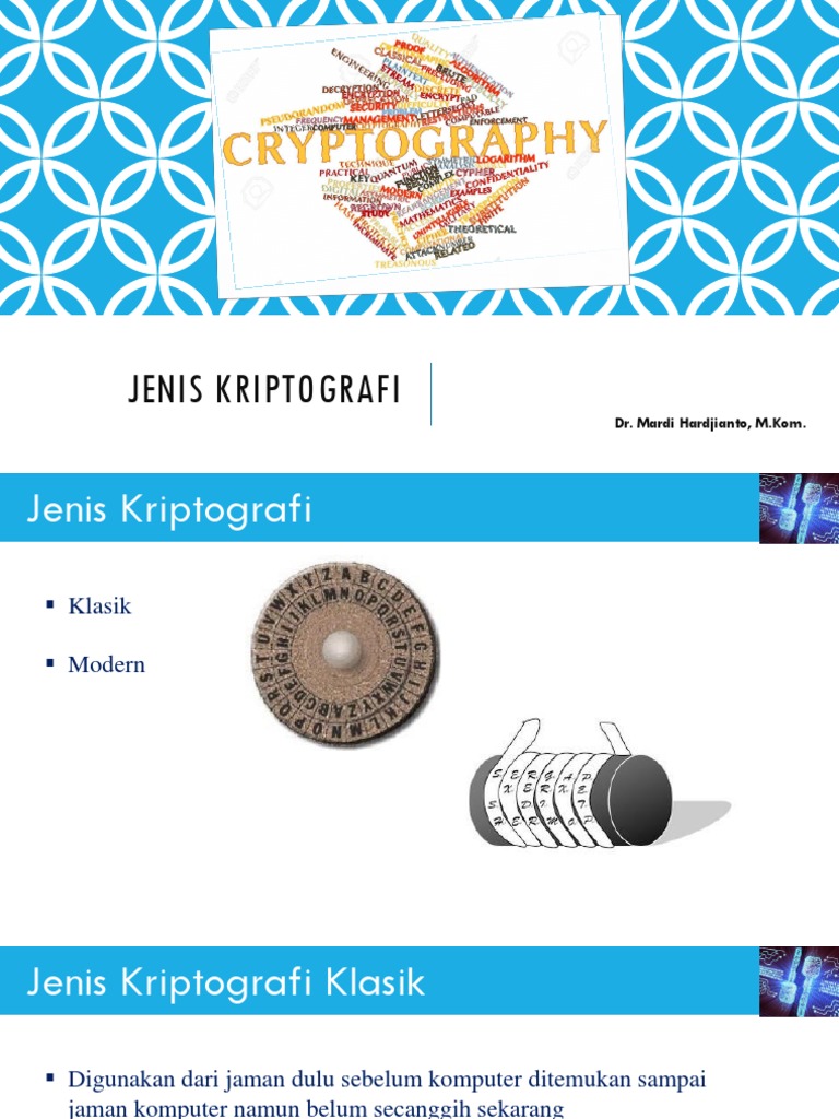 Jenis Kriptografi | PDF