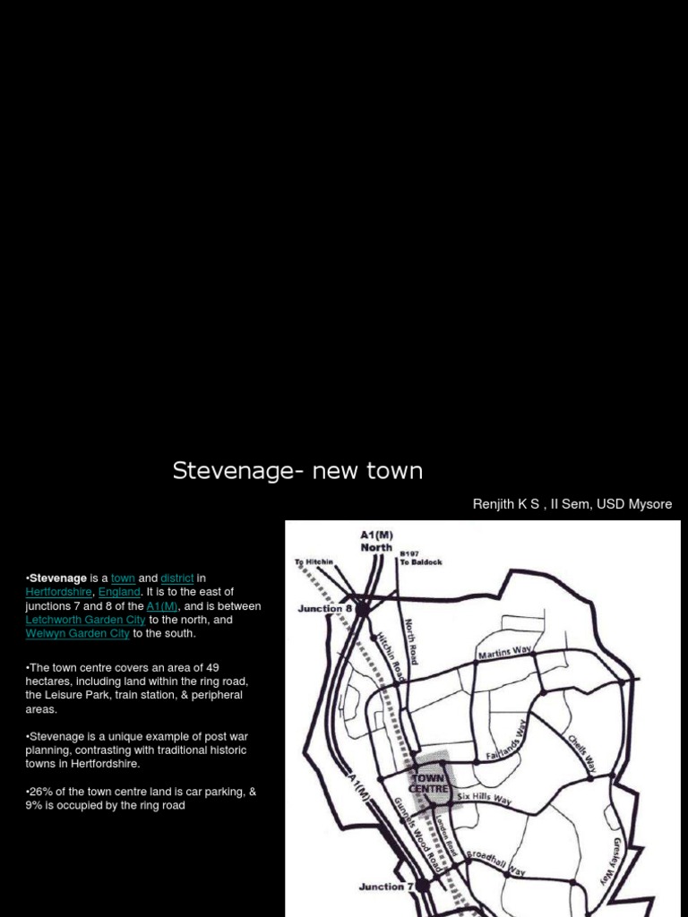 Stevenage: A Comprehensive Town Overview | PDF | Transport | Land Transport