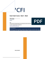 Excel Crash Course - Book1 - Blank: Financial Analysis Research