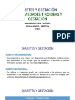 Diabetes y enfermedades tiroideas en el embarazo