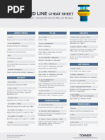 CLI Cheat Sheet PDF