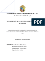 Informe de Investigación