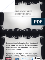 Redes Sociales Sedentarias