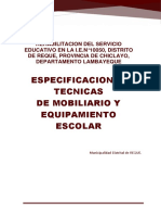 M Descriptiva Mobiliario - 10050