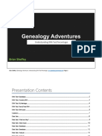 Genealogy Adventures (Brian Sheffey) : Understanding DNA Test Percentages Presentation Handout