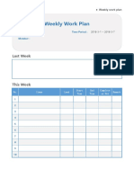 Weekly Work Plan-WPS Office
