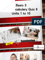 Oral Vocabulary Quiz 6 - Student Version - PPSX