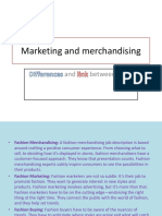 Marketing and Merchandising ...