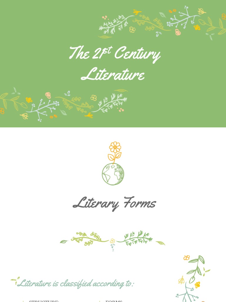 The 21 Century Literature | PDF | Color | Blue