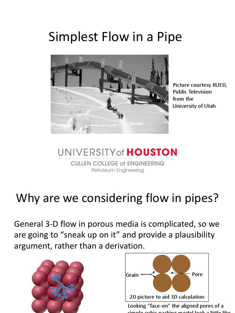 Understanding Pipe Flow Dynamics | PDF | Fluid Dynamics | Fluid Mechanics