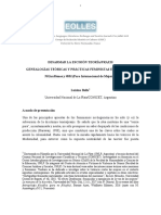 Bolla, Luisina (2019) "Desarmar la escisión teoría/praxis" en Eolles, 10. 